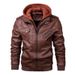 Spring And Autumn Pu Leather Jacket Men's Locomotive Versatile Handsome Jacket Reflective Retro Casual Romantic Jacket_voghion.com