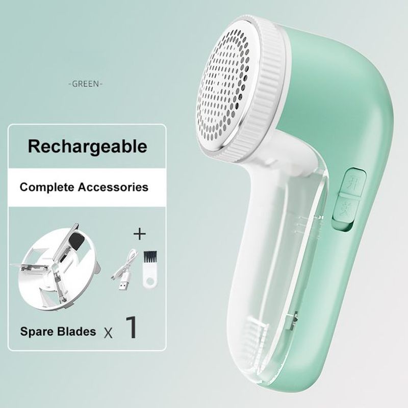 Fabric Renew USB Shaver - Replaceable Blade Lint Remover For Sweaters & Clothes Care
 ACZT_voghion.com
