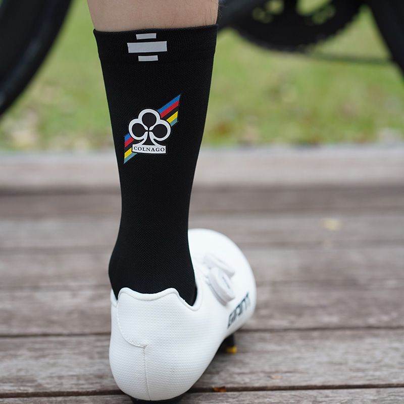 Reflektierende Fahrradsocken – atmungsaktive Fahrradsocken bis zur Mitte der Wade für Nachtfahrten für Männer und Frauen (Sportsocken im Frühlings- und Sommerstil der Tour de France)_voghion.com