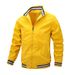 Casual men, spring autumn Korean version, trendy hooded and handsome sports striped jacket for men_voghion.com