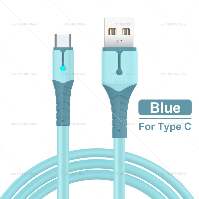 Type USB C Cable 5A Fast Charging USB C Cable for Huawei Data Cord Charger USB Type C Cable For Honor Xiaomi P    able  _voghion.com