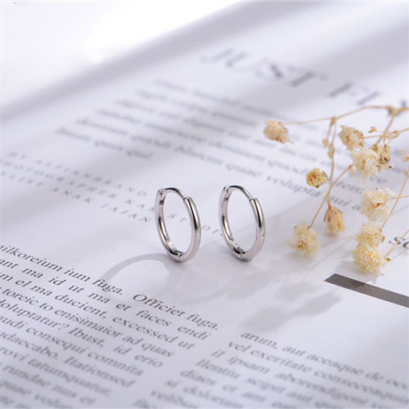 Sterling VENUS Sier Hoop Earring for Women and Men New Fashion Personality Earrings              s_voghion.com