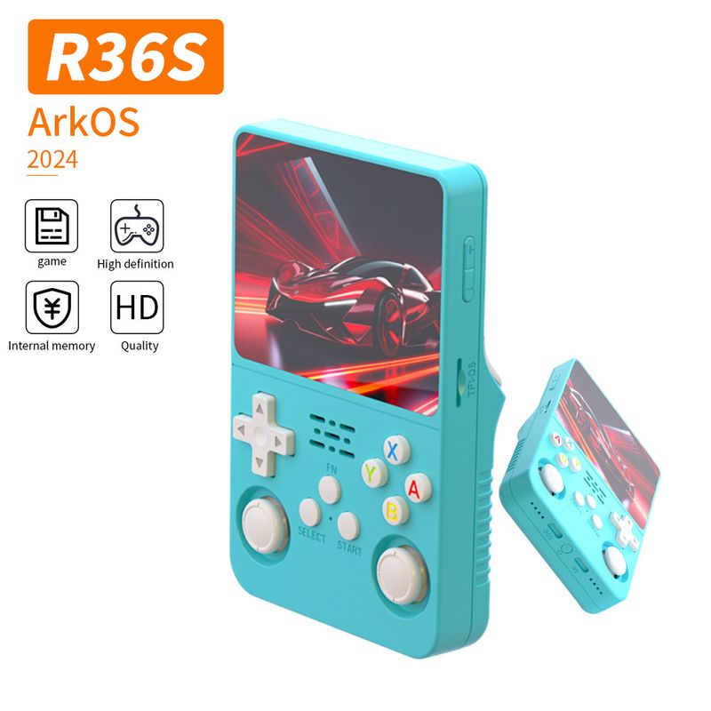 R36S Retro-Handheld-Spielekonsole mit Open-Source-Linux-Betriebssystem, unterstützt GBA/FC/PS1/PSP-Spiele, tragbares Spielgerät_voghion.com