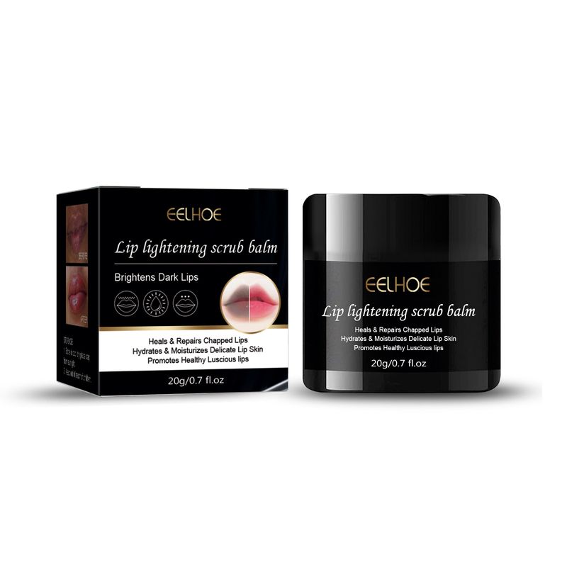 EELHOE Bright Lip Scrub, rozjaśnia linie ust, melanina, złuszcza martwy naskórek, nawilża usta, nawilża usta, nawilżający peeling_voghion.com
