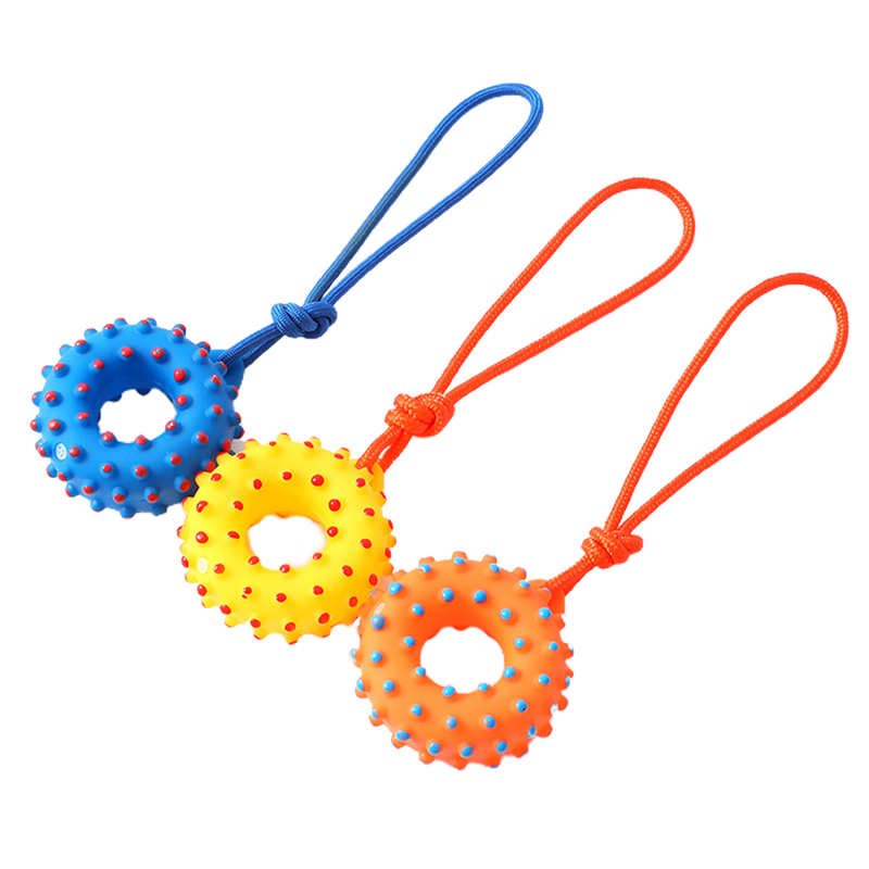 Guangying Dog Training Toy Built-in Sounder Cartoon Style Scratch-resistant Pet Puppy Chew Squeaker Sound Toys For Reassurance_voghion.com
