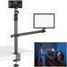 VIJIM LS01 Desk Mounting 96cm Adjustable Tabletop Stand with Removable Ballhead 1/4 Screw for LED Ring Light_voghion.com
