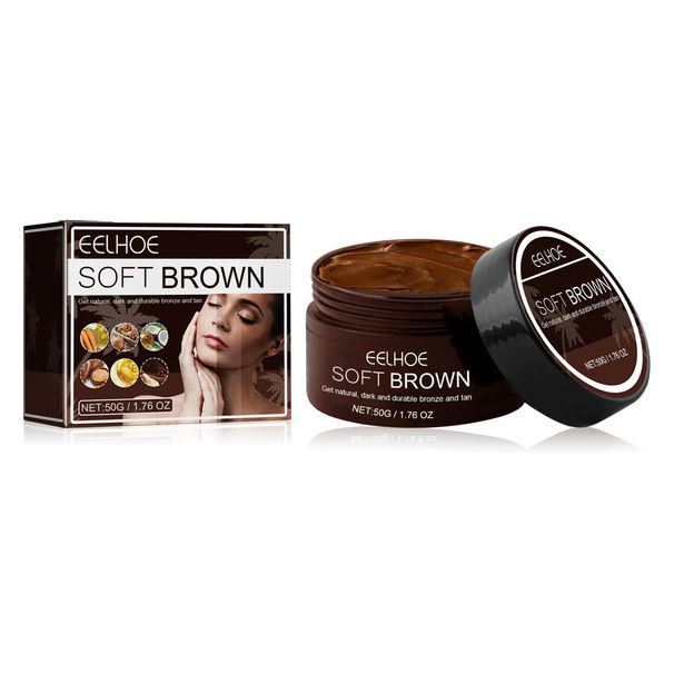 Crema abbronzante idratante per la pelle color bronzo senza sole EELHOE_voghion.com