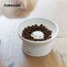 PURROOM Ceramic Small Chicken Soup Dumpling Cat Slanted High Pet Slow Feeder Bowl Prevents Black Chin Anti-Spill_voghion.com