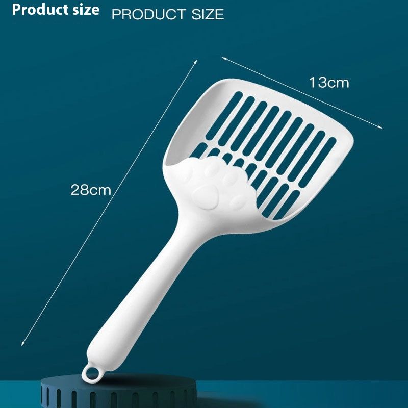 Gato grande gato fezes caixa de areia sanitária, tofu areia fofa pá de madeira, etc., pá multiuso_voghion.com