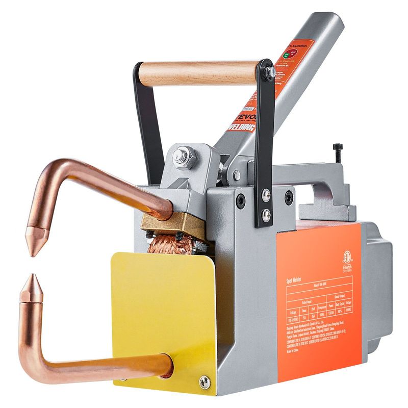 VEVOR Portable Spot Welder, 1/8-inch Spot Welder Machine With 1.5KVA Input Capacity, Handheld Welding Tip Gun, Metal Sheet Spot Welding Machine For Aluminum Sheet, Carbon Steel_voghion.com