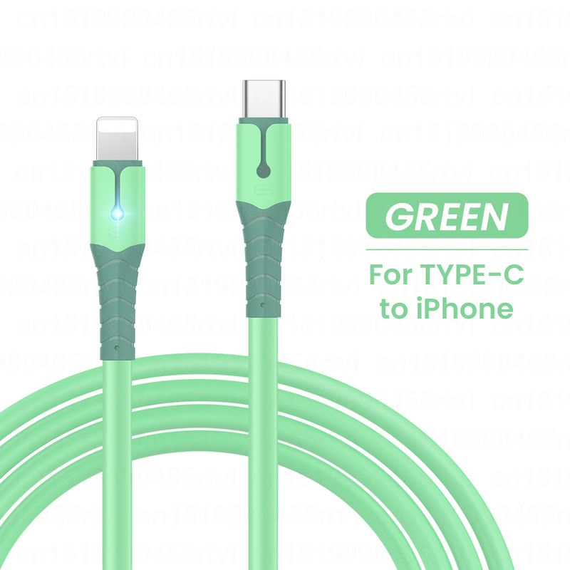 Cablu USB C cu încărcare rapidă PD 20W pentru iPhone, cablu de date de tip C la 8 pini pentru încărcător de telefon pentru iPhone 14 1_voghion.com