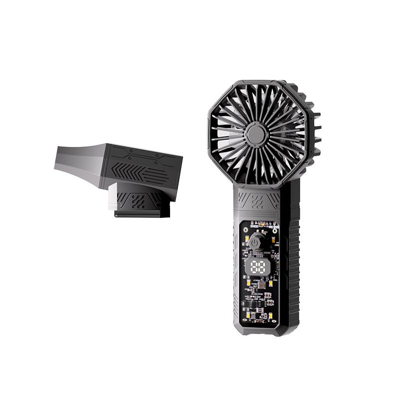 USB Camping Turbo Fan - Handheld Brushless Motor, High Power Rechargeable, Emergency Outdoor_voghion.com