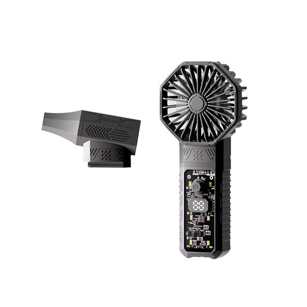 USB Camping Turbo Fan - Handheld Brushless Motor, High Power Rechargeable, Emergency Outdoor_voghion.com