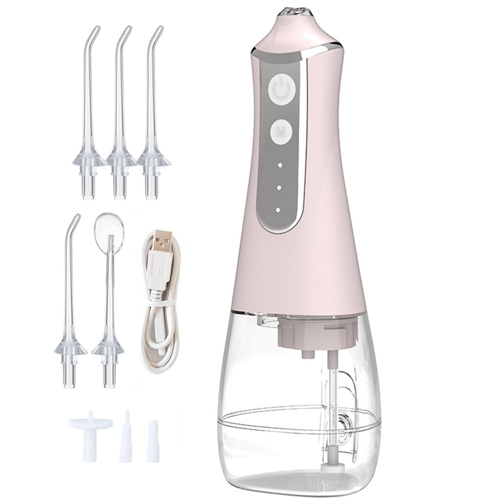 Portable Oral Irrigator Waterproof Irrigador 350ML Dental Water Flosser Teeth Cleaner USB Rechargeable Waterpulse Wash Bag_voghion.com