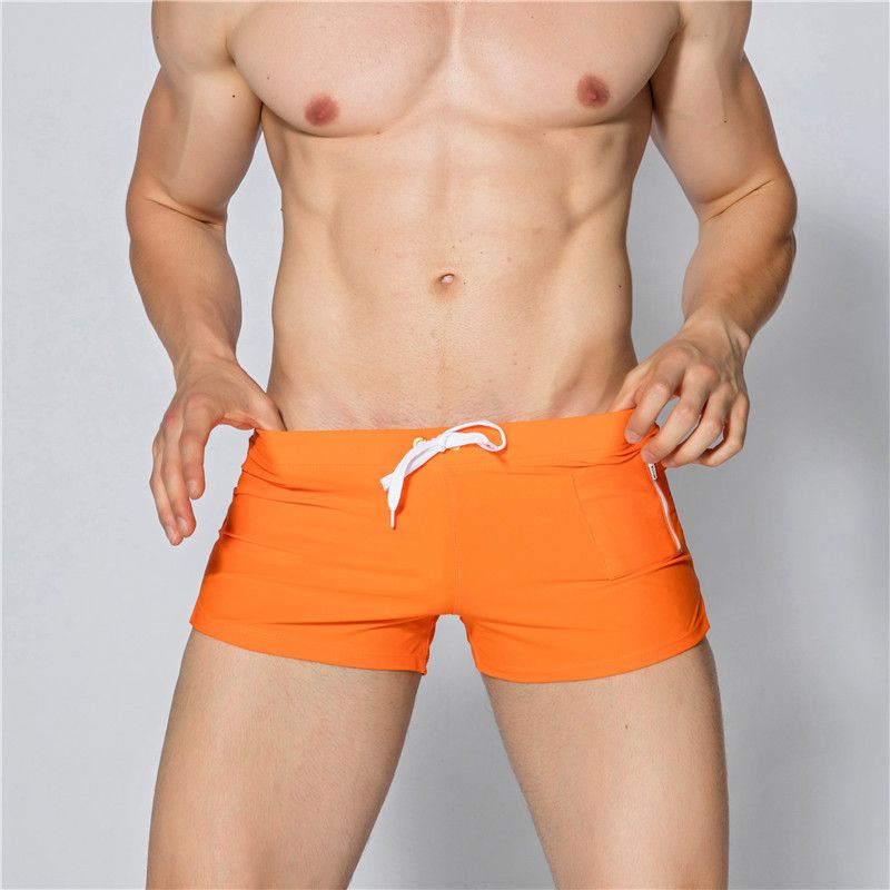Nouveaux maillots de bain pour hommes européens et américains, maillots de plage boxer à séchage rapide, maillots de bain pour hommes, maillots de bain à poche verticale commerce extérieur_voghion.com
