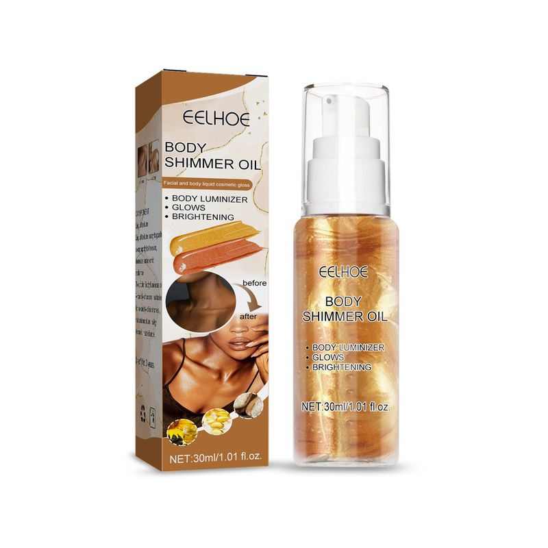 krops high EELHOE gloss olie, ansigts- og kropsmakeup setting pudder, lysnende makeup sensation, hud high gloss olie,_voghion.com