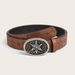 Wind Spicy Girl Daily Brown Texture Button Star Print Pattern Batch Belt For Men And Women_voghion.com