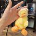 Keychain Duck Plush Adorable Cute Cartoon Animal Soft Short 15cm Plush Toy_voghion.com