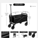 Outdoor Foldable Collapsible Rear Opening For Kids, Reclining Camping With Adjustable Table And Small Push Cart_voghion.com