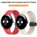 Uhrenarmband für Google G2, magnetische Faltschließe, modisches Silikonarmband_voghion.com