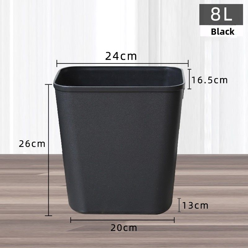 Trash Can Ins Style High Aesthetic Home Living Room Bedroom Lidless French Kitchen Vertical Striped Two-in-One_voghion.com