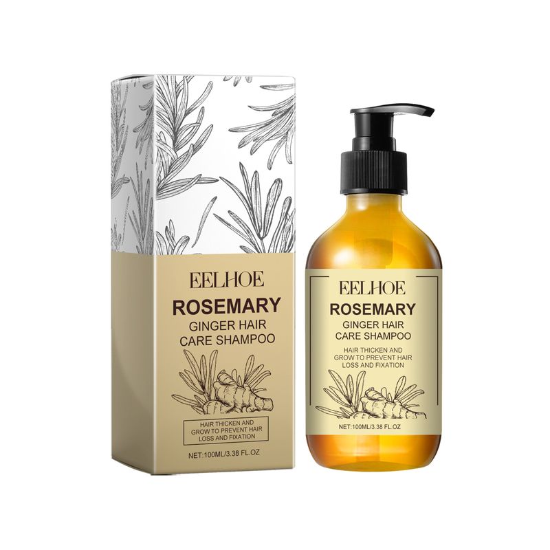 Rozemarijn Gember Shampoo, Haarreinigende en Verzachtende Haarverzorging Shampoo_voghion.com
