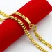 24inches 5mm Plated Gold Color Chain Man Woman Necklaces Jewelry for Men Women Does Not Fade High Quality_voghion.com