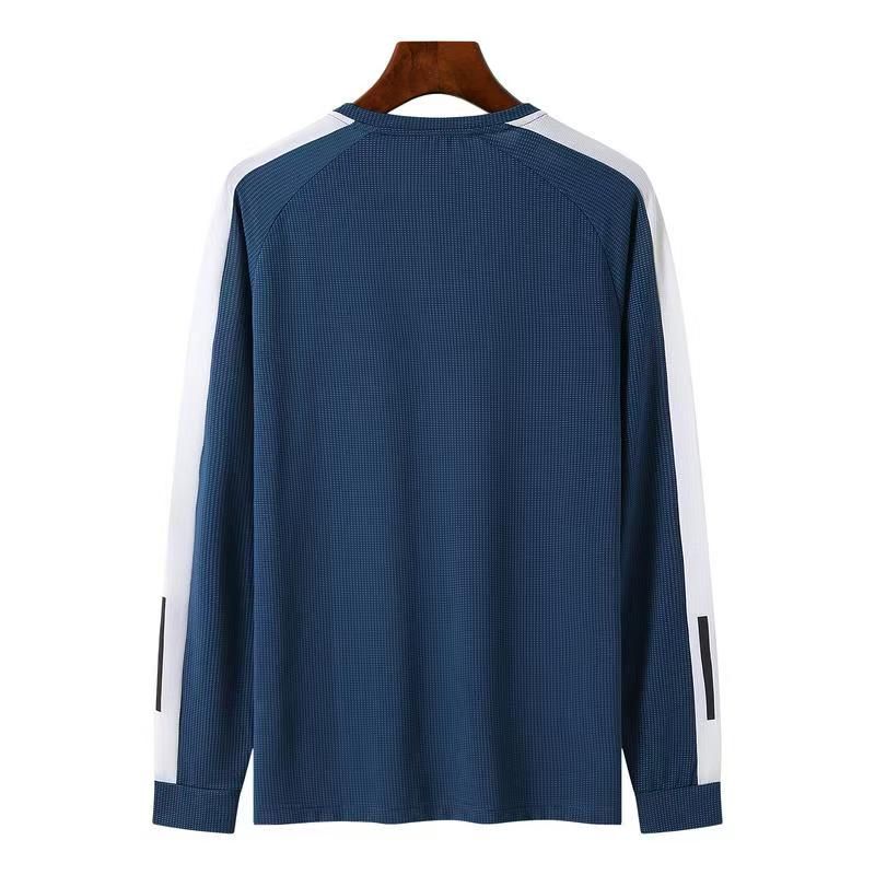 Long sleeved T-shirt for leisure, sports, fitness, high elasticity, quick drying top_voghion.com