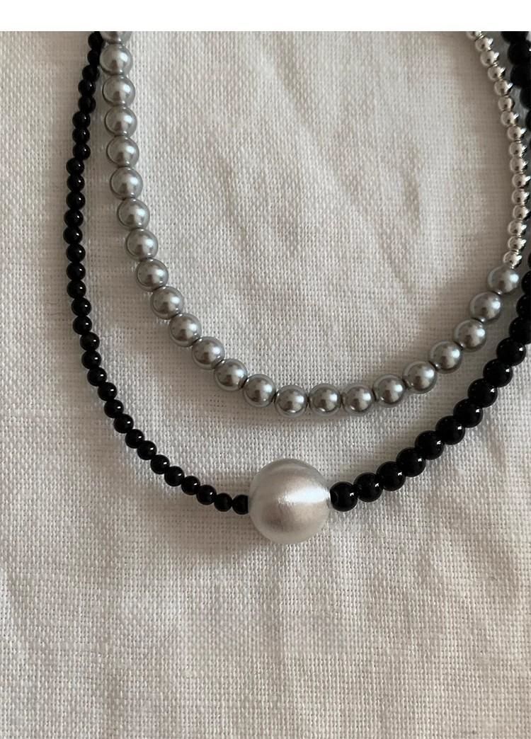 Is Iche Desig Asymmetric Strog Light Shijia Pearl Bead Ecklace For Wome Ew Style Temperamet Collarboe_voghion.com