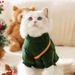 Autumn Winter Cat Elk Crossbody Bag Knitted Sweater Warm Two-Legged Halloween Small Medium Dog Pet Clothes_voghion.com
