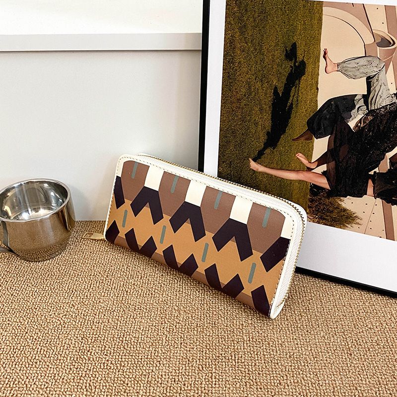 Damentaschen Neue Damen Lange Retro-Geldbörse Clutch Tragbare große Kapazität Multi-Kartensteckplatz Münzgeldbörse_voghion.com