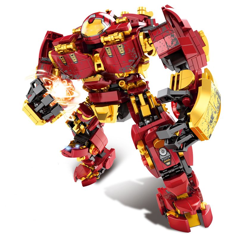 Supervaroņi Mecha Celtniecības bloki Rotaļlietas zēniem Superbruņas Robots Modelis Militārais Warrior Action Figūras Dāvanas bērniem Bērniem_voghion.com