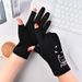 Women's thin summer UV resistant elastic spring and autumn cycling anti slip pure cotton touch screen gloves for driving_voghion.com