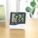 HTC-1 Indoor Digital Thermometer Hygrometer With Alarm Clock, Large LCD Screen For Home, Office, Nursery – Accurate Temperature & Humidity Monitor_voghion.com