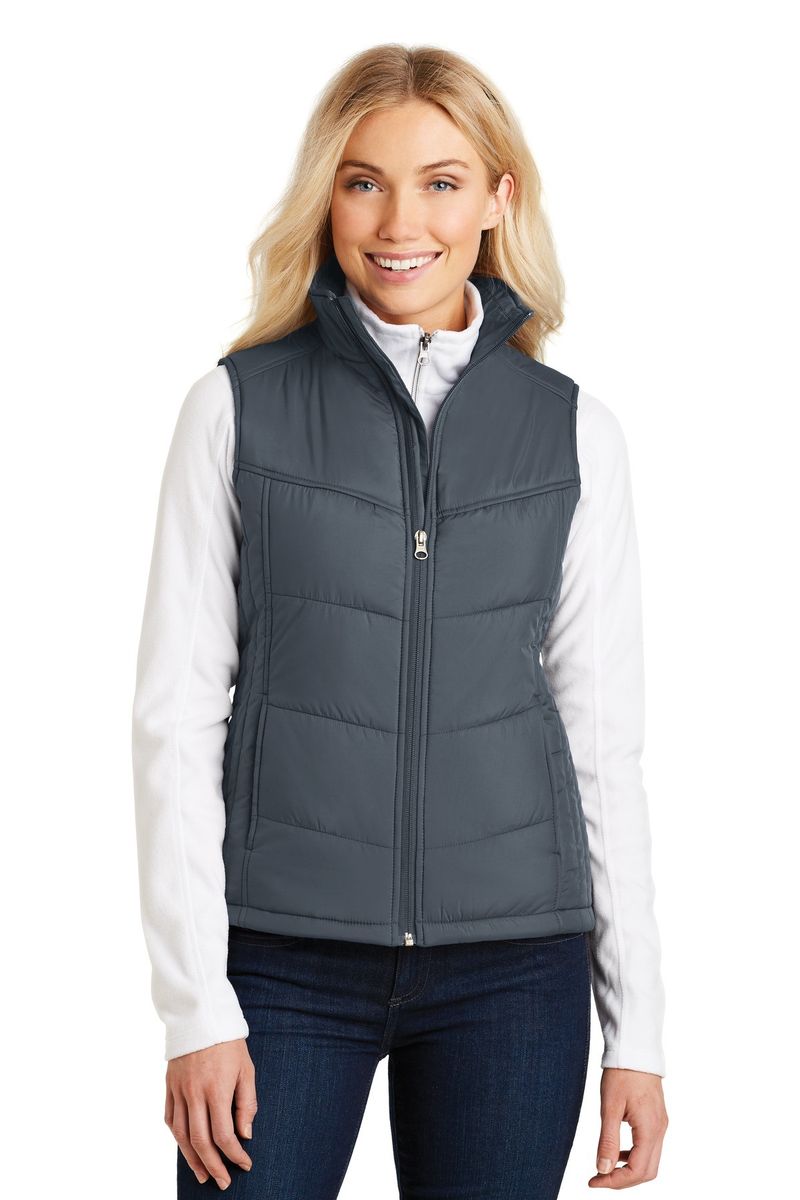 Port Authority Ladies Puffy Vest L709_voghion.com