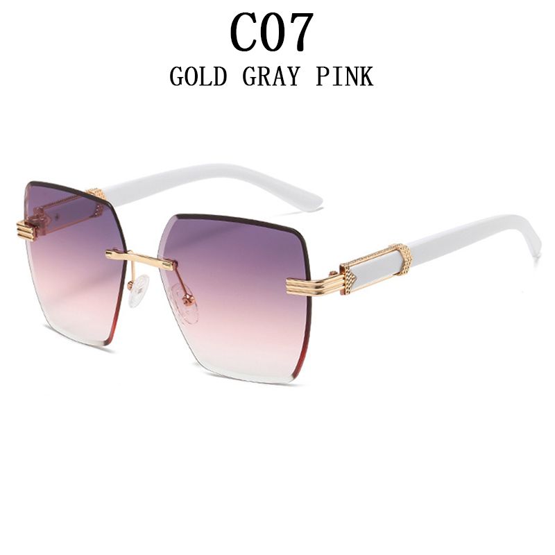 Randloze Zonnebril Vrouwen 2023 Vierkante Fashion Bril Oversized Shades Lunette De Soleil Femme Gafas De Sol Mujer Lentes_voghion.com