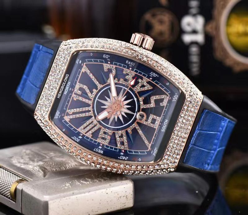 Factory Direct Supply Frank Watch Muller Barrel-type Dia-embedded Fashion Business Men's Watch In Stock Manufacturer_voghion.com