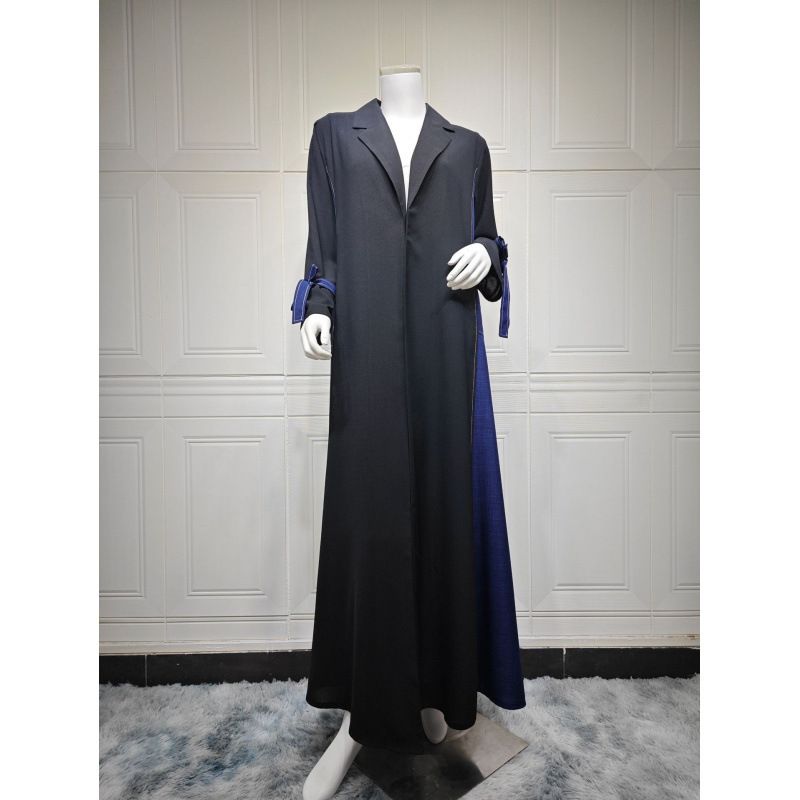 Abbigliamento da donna, moda musulmana, cardigan, vestaglia in denim_voghion.com