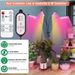 Lampada per la crescita delle piante a LED, staffa anti-piega, pianta a spettro completo, telecomando, luce di riempimento per piantine e giardinaggio%_voghion.com