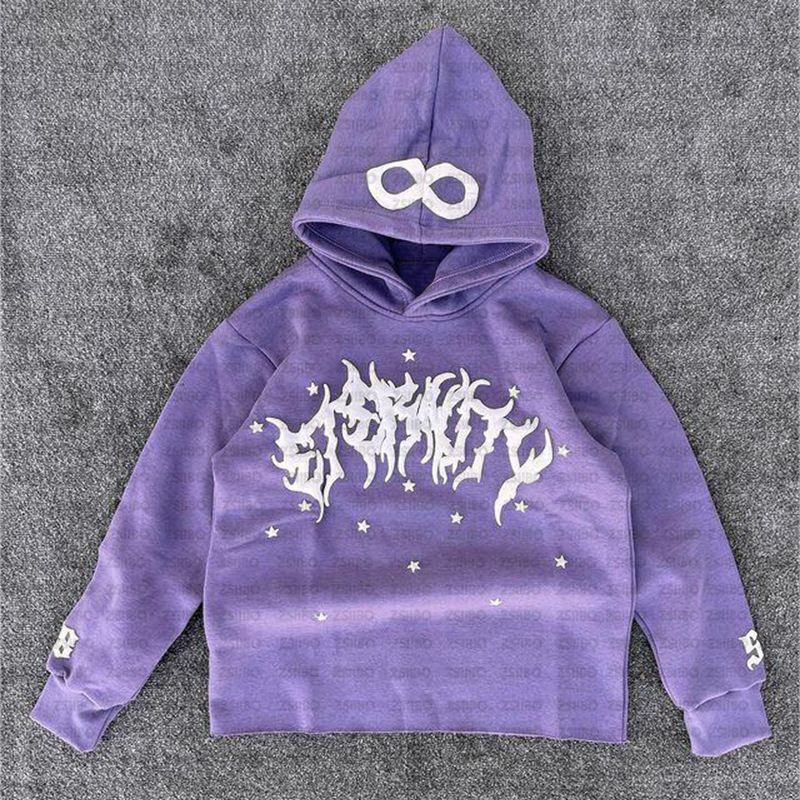 2024 New Harajuku Style Hoodie With Letter Foam Printed Loose Hoodie, Fashionable Trendy Men's And Women's Outerwear_voghion.com