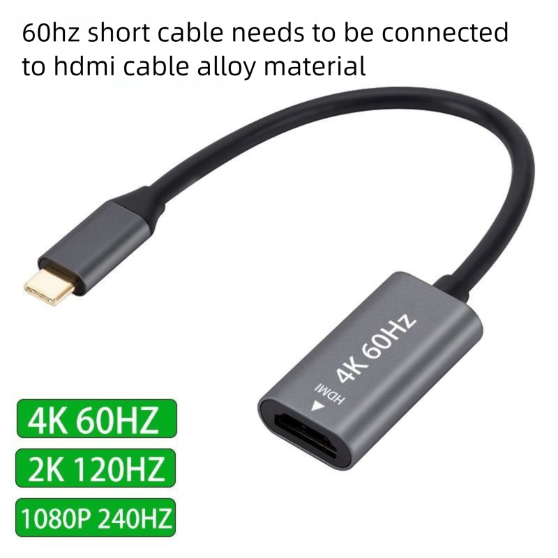 Type-C HDMI Adapter For Mobile Phones And Laptops Connect To TV, Projector, Monitor, HD Screen Mirroring Cable_voghion.com