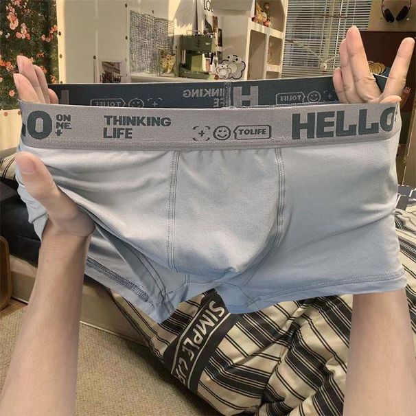 Ανδρικά Εσώρουχα Χονδρικής Μεγάλο Μέγεθος Μεσαίας Μέσης Αντιβακτηριδιακά Αναπνεύσιμο Άνετο Βαμβακερό Μποξεράκι για Άνδρες Κατασκευαστές_voghion.com