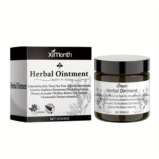 Balsamo alle erbe di calendula da 57 g - Idratanti alle erbe lenitivi e nutrienti per tutti i tipi di pelle, inclusa la pelle sensibile - Confezionato in modo pratico per_voghion.com