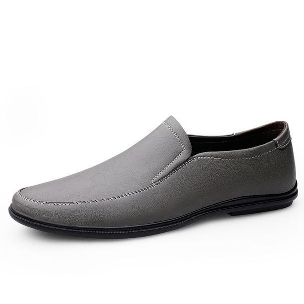 2025s Large Size Business Casual Leather For Men, Soft Sole Driving Slip-On Lazy All-Season Single Shoes, Cowhide Men's Shoes_voghion.com