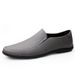 2025s Large Size Business Casual Leather For Men, Soft Sole Driving Slip-On Lazy All-Season Single Shoes, Cowhide Men's Shoes_voghion.com