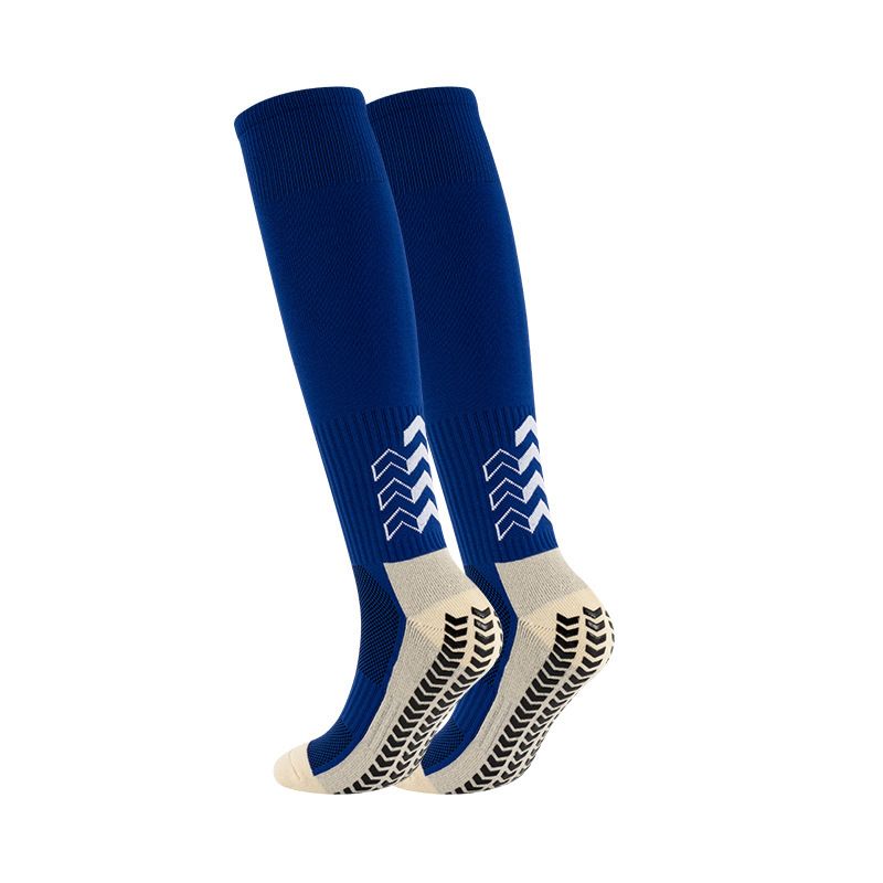 Fußballsocken, rutschfest, Kleber, professionelle lange Trainingssocken für Erwachsene, Handtuchunterseite, dickes Handtuch, Overknee-Socken für Wettkampfsport_voghion.com
