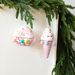 Sweet Christmas Foam Ornament Set – Cartoon-Style Donut, Lollipop, Ice Cream Cone & Candy Cane Decor For Tree, Home & Party (4 Pcs, OPP Bag)_voghion.com
