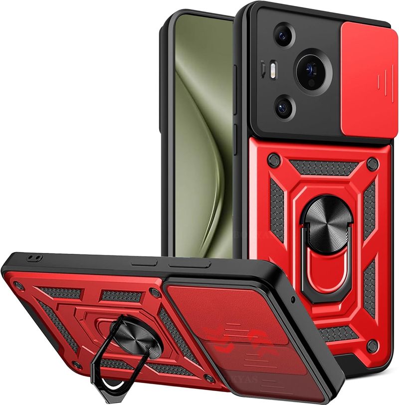 Rüstungshülle für Huawei Pura 70 Ultra P70 Pro Linsenschutz mit Ring Magnethalter Coque Fundas_voghion.com
