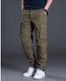 2025 Cotton Multi Flap Pockets Men's Straight Leg Cargo Pants Loose Casual Outdoor Pants Men's Work Pants For Hiking Tactical_voghion.com