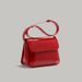 UR borsa quadrata piccola in pelle laccata di alta qualità per l'estate 2024 da donna, nuova borsa semplice rossa sotto le ascelle, nicchia in stile western_voghion.com